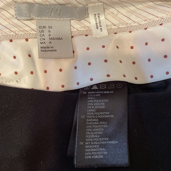 Black H&M Pencil Skirt Size 6(4) - Picture 3 of 3